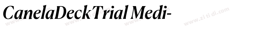 CanelaDeckTrial Medi字体转换 CanelaDeckTrial Medi字体转换